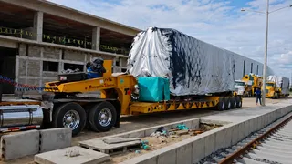 ¡Llegan desde China nueve máquinas especializadas para el Regiotram de Occidente!